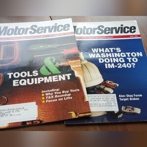 Lot Of 2 Vintage MotorService Magazine 1995